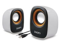 SNOPY SN-120 USB 2.0 BEYAZ/SARI USB Speaker